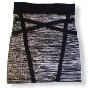 High-waisted bodycon skirt